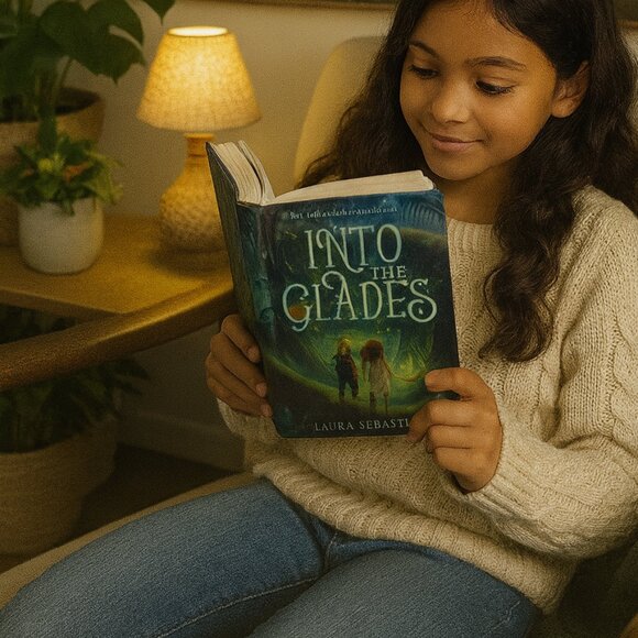 Into the Glades by Laura Sebastian OwlCrate Jr Exclusive Edition Hardcover New - Picture 2 of 4